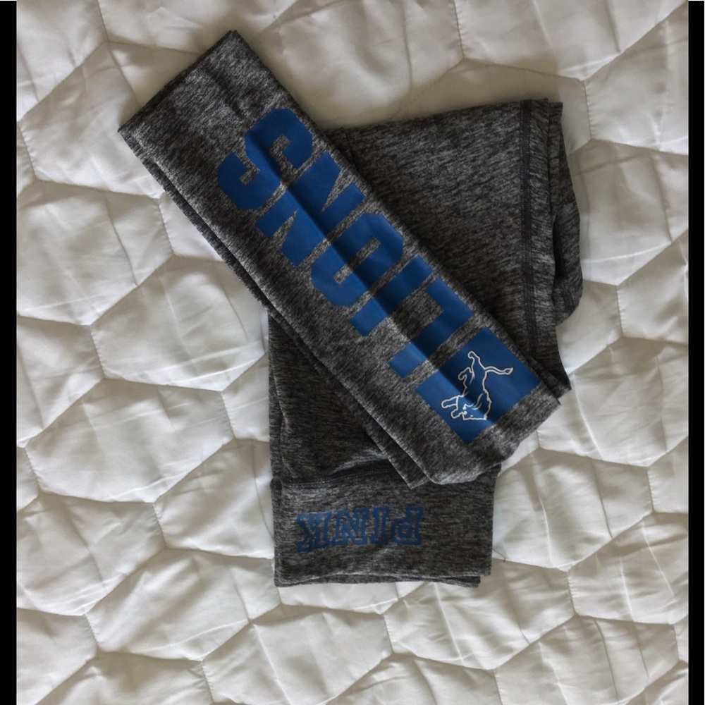 PINK brand Detroit Lions tights